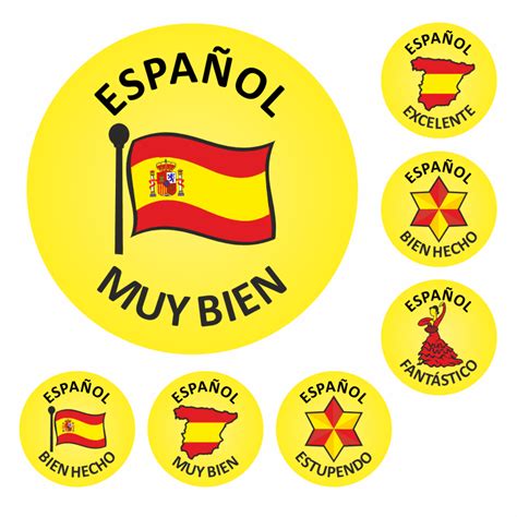 This includes the structure of words, phrases, clauses and sentences. Spanish Well Done Stickers for Teachers Praise