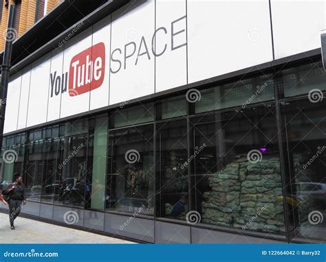 Youtube Space In London Exterior Front Facade Of Building Editorial