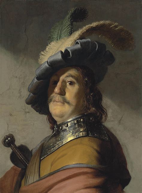 Rembrandt Harmensz Van Rijn Leiden 1606 1669 Amsterdam A Man In A