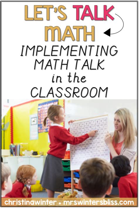 Lets Talk Math Implementing Math Talk In The Classroom Mrs Winter