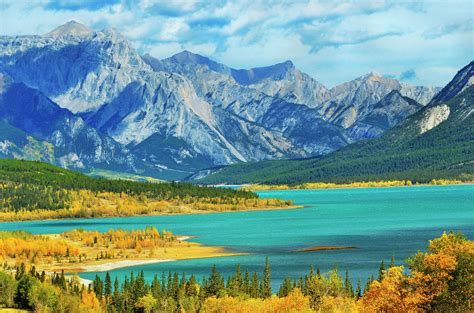 Explore an array of alberta, ca vacation rentals, including cabins, cottages & more bookable online. Canada, Alberta Abraham Lake And Rocky Photograph by ...