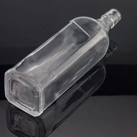 Download 750 Ml 1000 Ml Square Glass Bottle Rum Gin Bottle With Decoration, High Quality 750 ml 1000 ml ...