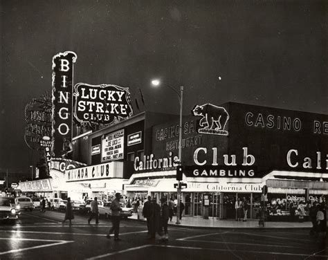 Vintage Las Vegas — Fremont And 1st Las Vegas C 1959 1960 Golden