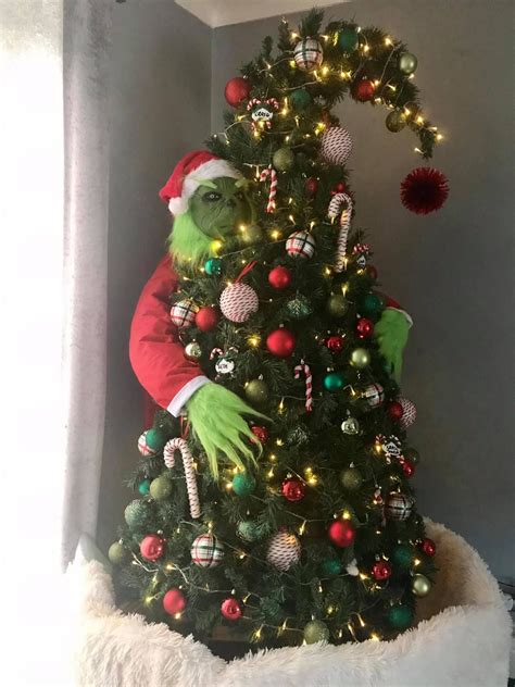 Mum Creates Grinch Christmas Tree For Just £35 Using Bandm And Asda