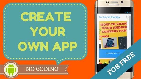 Search for app builder without coding. Make your own App for free (No Coding) - YouTube