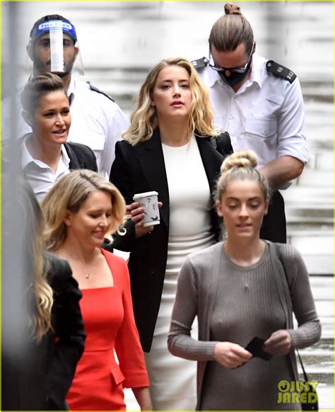 Full Sized Photo Of Amber Heard Leaves Court After Day Before Trial
