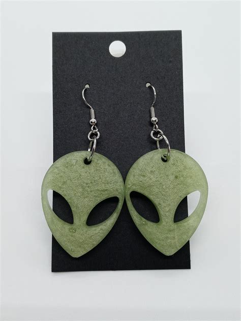 Alien Earrings Etsy