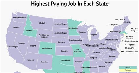 Zippia Maps Show The Highest And Lowest Paying Jobs In Each State