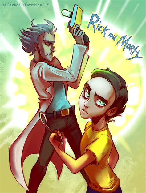 Rick And Morty By Infernalguard On Deviantart