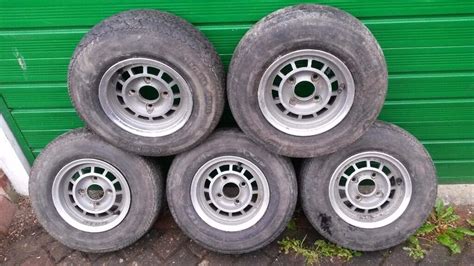 Mini Classic Austin Morris Rover 10 Inch Alloy Wheels With Tyres Durham