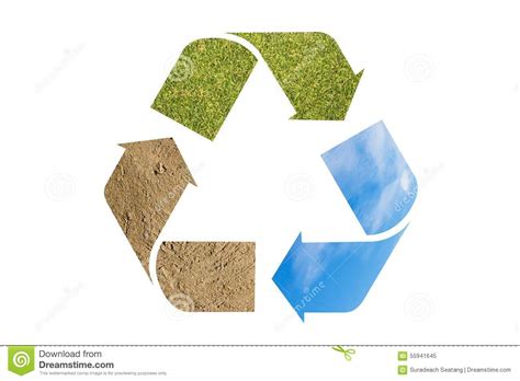 Recycle Logo Stock Image Image Of Clean Clay