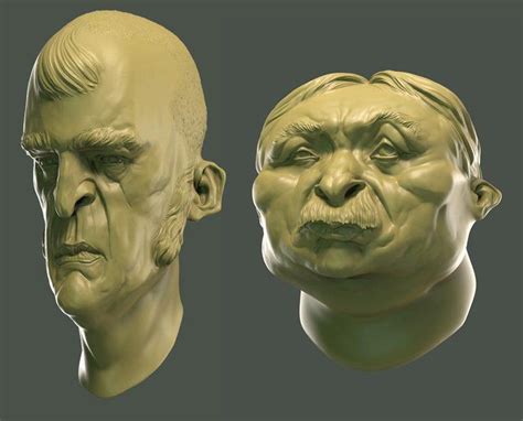 10 Tips For Sculpting Interesting Heads In Zbrush 100 Heads Challenge