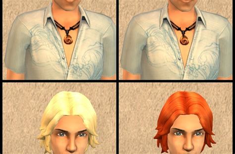 Theninthwavesims The Sims 2 Ts4 Base Game Long Medium Hair For The