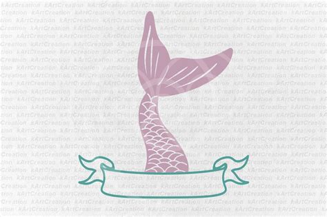 Free Mermaid Split Monogram Svg Cut File For Cricut Iucn Water