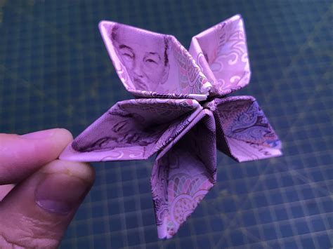 Hướng Dẫn Cách Làm Hoa 5 Cánh Bằng Tiền Giấy Money Origami Flower Easy