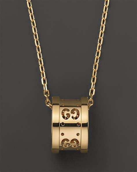 Gucci Icon Twirl Pendant Necklace 16 Bloomingdales