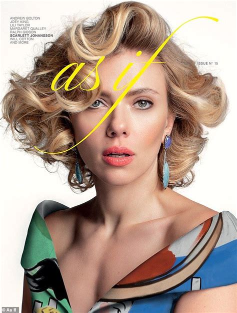 Scarlett Johansson Stuns In Retro Spread For As If Cover Story