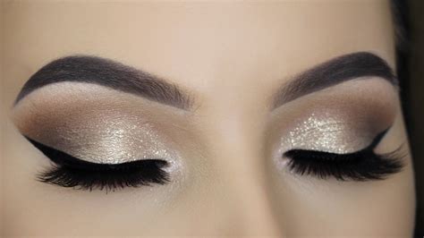 Soft Gold Glitter Eye Makeup Tutorial Youtube