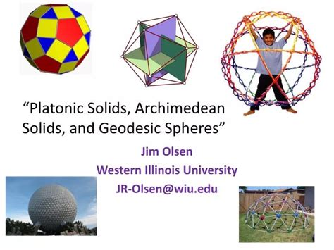 Ppt “platonic Solids Archimedean Solids And Geodesic Spheres
