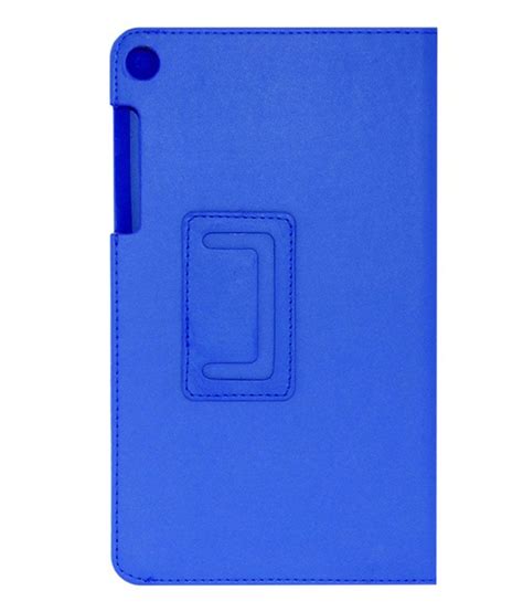 Acm Executive Leather Tablet Flip Case For Asus Fonepad 8 Fe380cg Blue