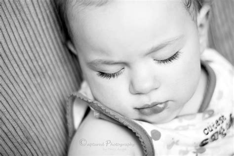 Sleeping Baby Eyelashes ©aptured Photography By Chris Angel