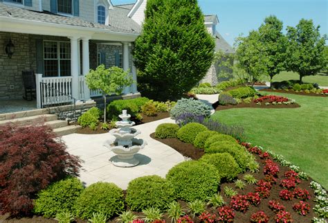 Think about creating a small garden in part of your front yard with a small pool or fountain. Patios & Walkways - TinkerTurf