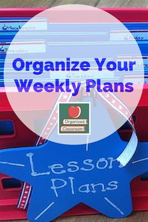 Lesson Plan Organization - Classroom Freebies