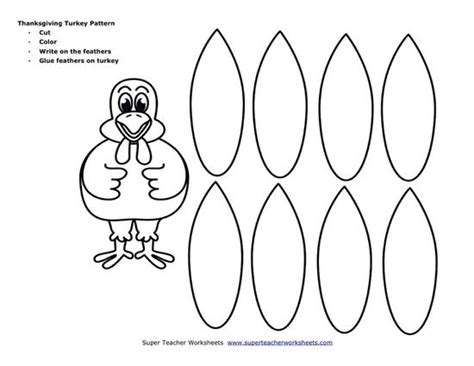 Free Printable Thanksgiving Turkey Pattern Supplyme