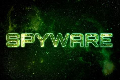 Spyware Word Galaxy Effect Typography Text Free Image By