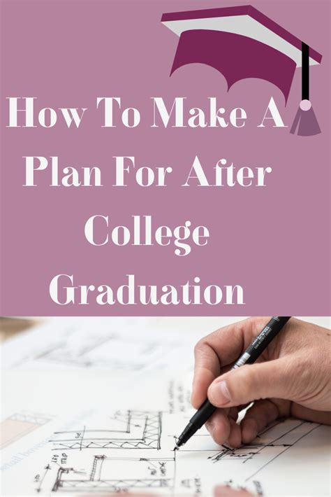 How To Make A Plan For Graduation Graduation Plans Life After