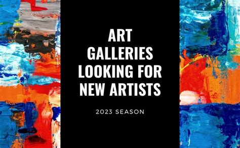 40 International Art Galleries Looking For New Artists Huntlancer
