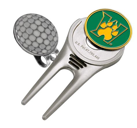 Wright State Raiders Divot Tool Hat Clip With Golf Ball Marker Set Of