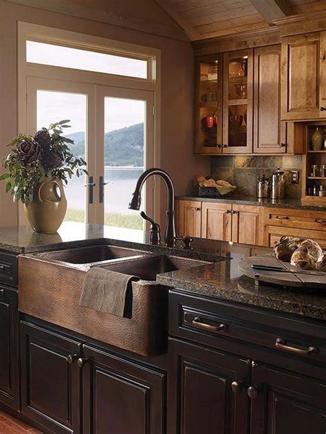 Download kitchen sink images and photos. 30+ Magnificent Rustic Kitchen Cabinets Ideas (With images ...