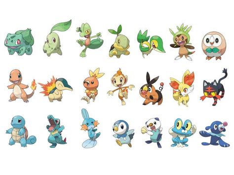 Top 10 Starters Favoritos •pokémon• En Español Amino