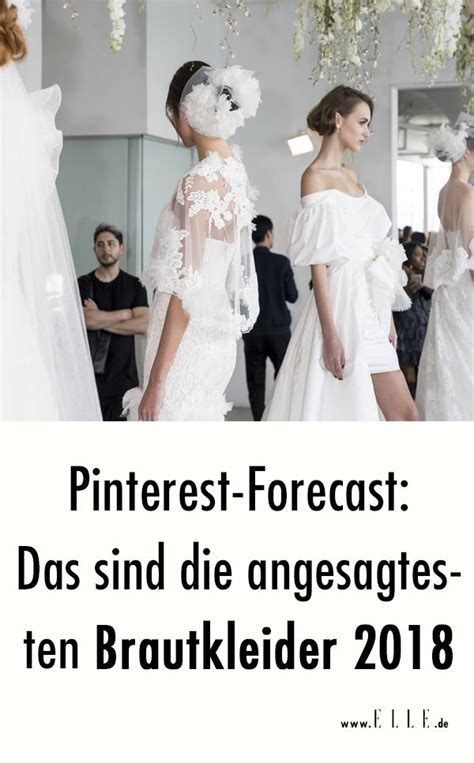 Du möchtest für euren ganz besonderen tag dein brautkleid kaufen, bist dir aber unsicher welcher schnitt am besten zu. Das sind die Brautkleid-Trends 2018 von Pinterest | Braut ...