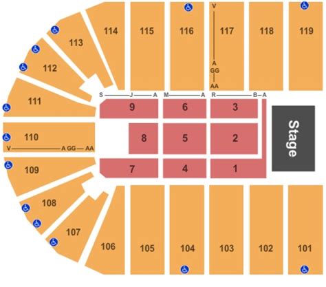 Orleans Arena The Orleans Hotel Tickets In Las Vegas Nevada Seating