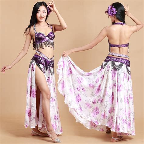 Production Bollywood Indian Belly Dance Costumes Set Bellydance Women