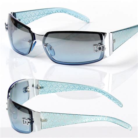 dg eyewear womens wrap around sunglasses fashion rimless shades designer retro ebay