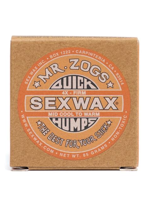 Sexwax Quick Humps Firm Surfboard Wax Orange Mid Cool To Warm