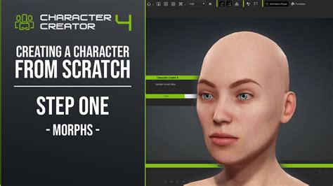 Character Creator 4 Creating A Character From Scratch Step 1 Morphs