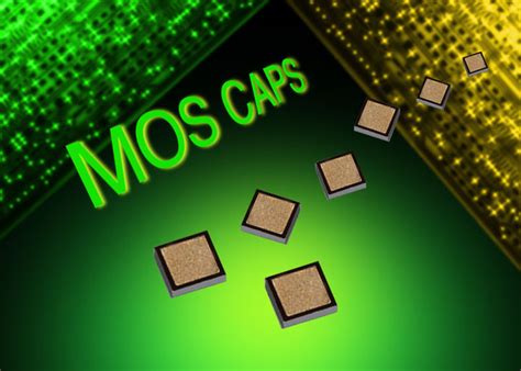 MOS capacitors span dc to 20 GHz range