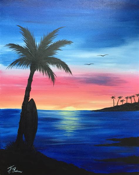 Easy Sunrise Paintings