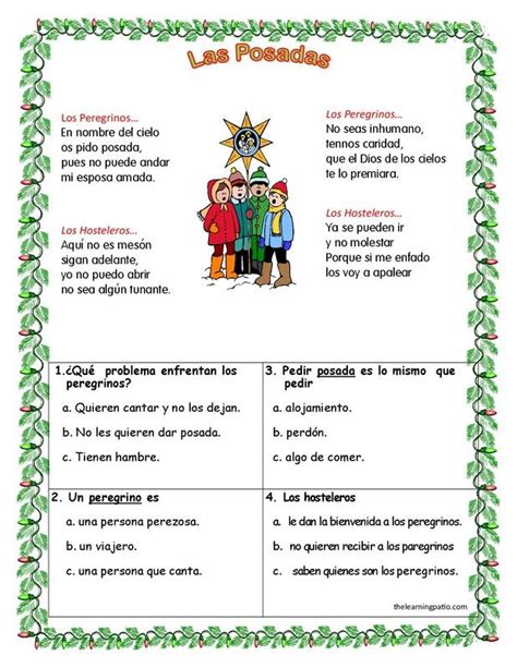 Santa viene más temprano este año para traerte regalos. FREE PDF Spanish Christmas Carols & Comprehension ...