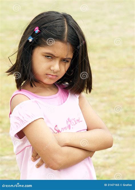 Upset And Angry Girl Stock Image Image Of Youngster Sadness 3147165