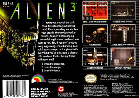 Play Alien 3 For Snes Online ~ Oldgamessk
