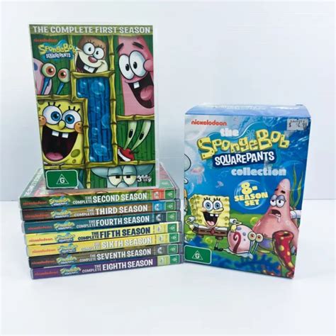 The Spongebob Squarepants Series 1 8 Box Set Dvd 2010 Season 1 2 3