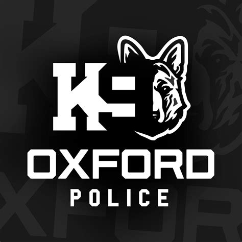 Logo Design For Oxford Ms Police K 9 Unit Police K9unit Logodesign