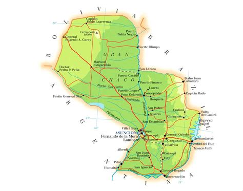 Aduana bolivia desde mapcarta, el mapa libre. Conociendo Paraguay: Infraestructura