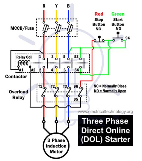 V Motor Starter Wiring Diagram