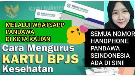 Nomor Pandawa Bpjs Kesehatan Di Seluruh Wilayah Indonesia Youtube